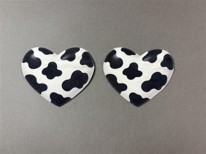 Cow Print Heart Pasties