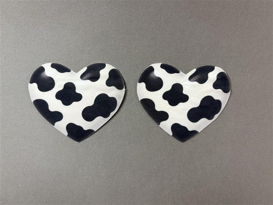 Cow Print Heart Pasties