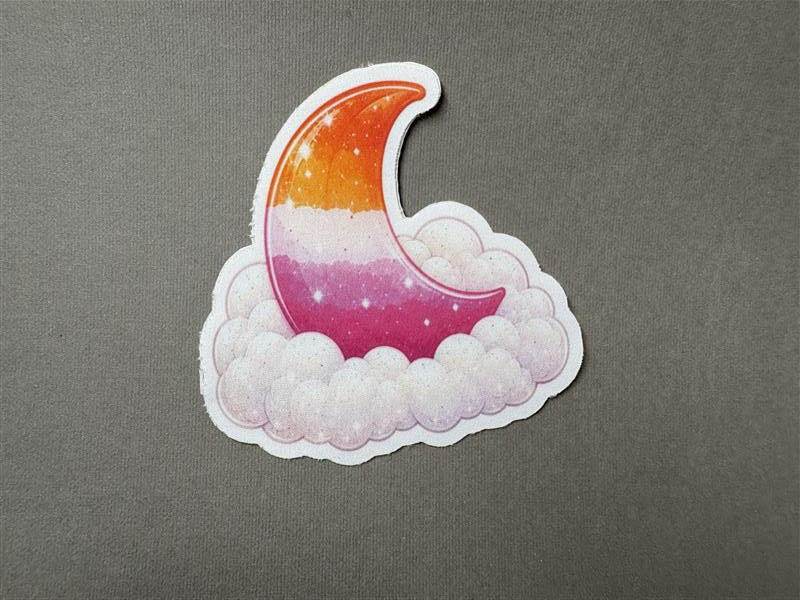 Lesbian Pride Sunset Moon Pasties