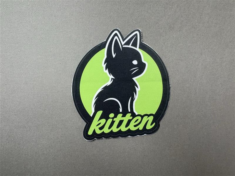 Black Kitten Silhouette Pasties