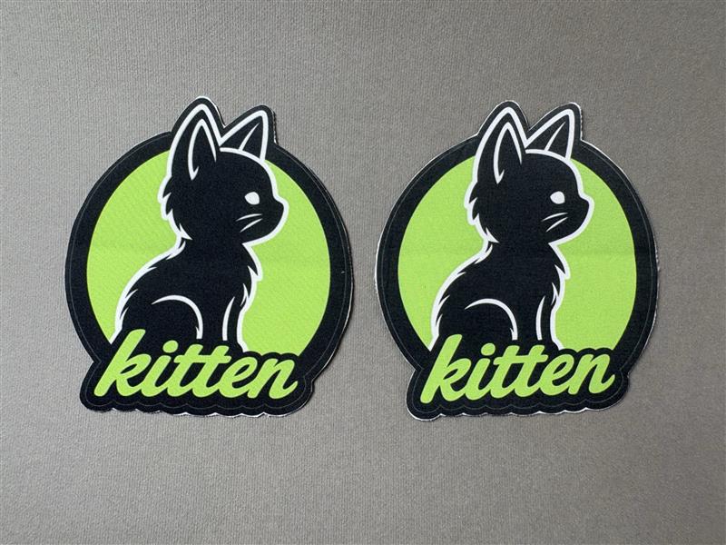 Black Kitten Silhouette Pasties