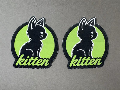 Black Kitten Silhouette Pasties