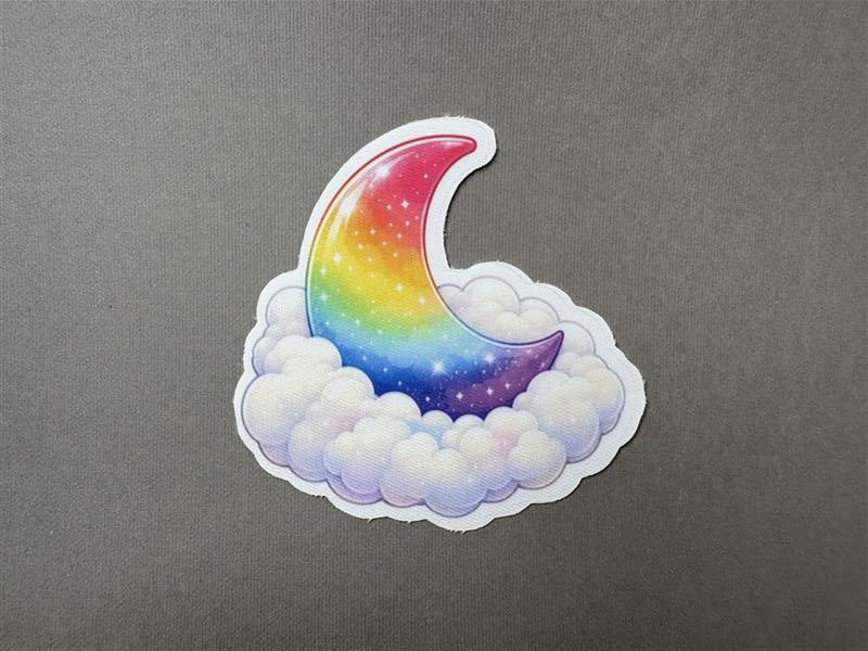 Rainbow Crescent Moon Cloud Pasties